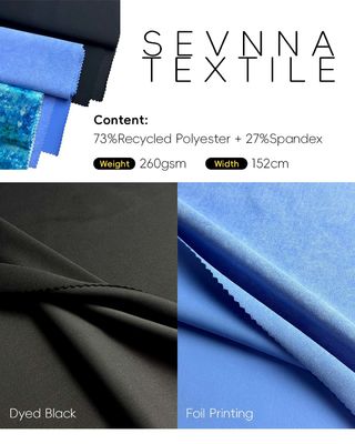 Tissu de yoga personnalisable avec une largeur de 152 cm et un tricot circulaire pour un confort et un style optimaux