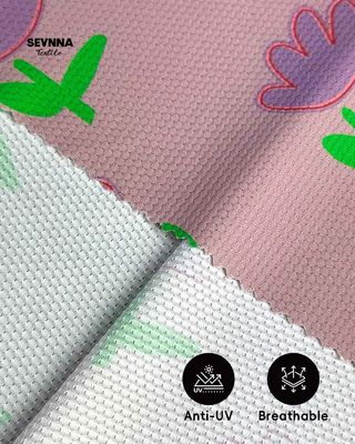 180gm de poids Tissu double tricoté pour l'été et l'automne avec nylon recyclé 87% écologique