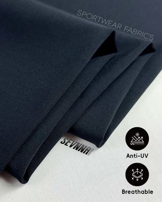 Tissu de soutien-gorge de sport personnalisable, largeur 150cm, mélange de nylon recyclé et de spandex pour vêtements de sport