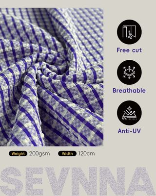 Premium 200gsm Textured Swim Fabric with 120cm Width and Unique Textured Pattern for Swimwear