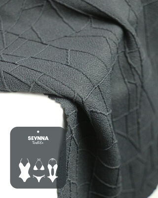 320gsm Weight 135cm Width Eco-Friendly Textured Swim Fabric for Swim Texture Textiles