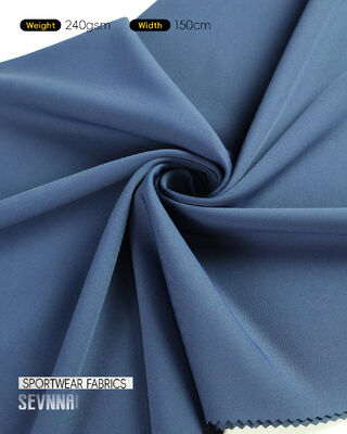 Tissu de soutien-gorge sportif durable de 150 cm de largeur et 240 g de poids pour des vêtements d'activité de haute performance