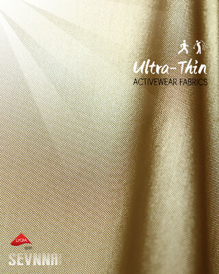 Tissu Lycra allongé de 135 grammes, léger, large de 158 cm et composé à 45% de nylon + 55% de lycra pour un confort supérieur