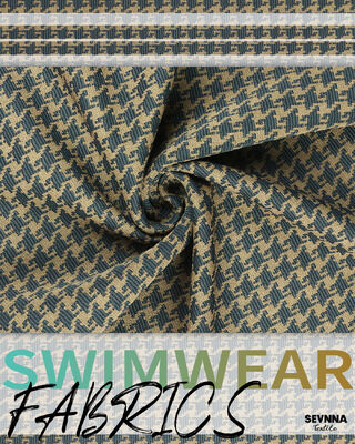 Tissu de bain texturé à séchage rapide, poids 370 g/m², largeur 135 cm, pour maillots de bain haute performance