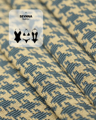 Tissu de bain texturé à séchage rapide, poids 370 g/m², largeur 135 cm, pour maillots de bain haute performance