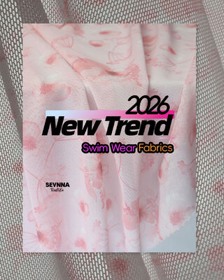 Tissu de maillot de bain biodégradable de 105 grammes, écologique et large de 155 cm pour des maillots de bain durables