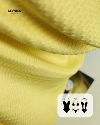 Tissu de maillot de bain écologique développé pour répondre aux normes environnementales avec une durabilité et un confort supérieurs pour les collections de maillots de bain