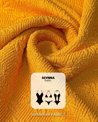 Tissu de bain texturé de 300 g/m² résistant au chlore, avec une excellente tenue de forme, pour les textiles de maillots de bain