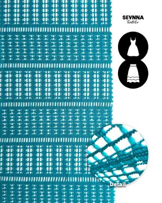 160 grammes de tissu tricoté double style Jacquard avec nylon recyclé pour des vêtements durables et confortables