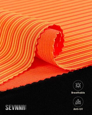 Tissu tricoté pour vêtements de sport respirant et à séchage rapide avec fibre de nylon recyclé pour vêtements athlétiques