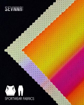 180 grammes de tissus de course à pied avec technologie antiodore et maille respirante pour vêtements de sport de haute performance