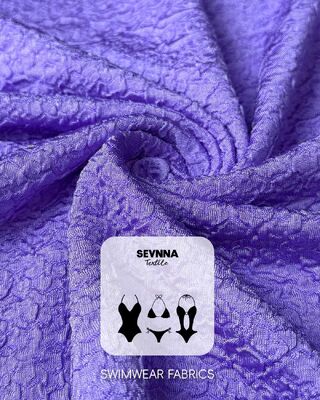 86% Nylon Recyclé UPF 50+ Tissu de Maillot de Bain Texturé 245gsm pour Maillots de Bain Haute Performance et Vêtements de Sport