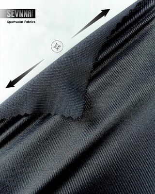 UPF 50+ Tissus de course à quatre voies et 240 GSM pour les textiles de sport hautes performances