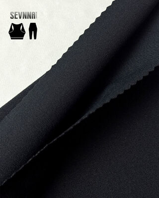 Tissu pour vêtements de yoga 260 g/m² avec élasthanne et polyester recyclé anti-odeur et extensible pour vêtements de sport