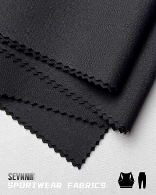 75% de nylon + 25% de spandex pour vêtements d'activités Tissu tricoté à haute respirabilité et à séchage rapide pour vêtements de sport Tissu textile