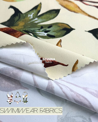 86% Nylon 14% Spandex Tissu de maillot de bain recyclé 205gsm Matière de maillot de bain unisexe durable pour collections de maillots de bain éco-responsables