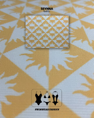 Fabrique de natation texturé à haute résistance au chlore UPF 50+ pour maillots de bain durables