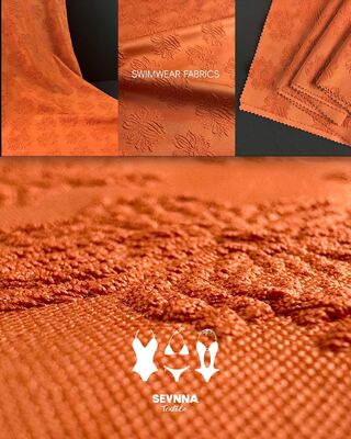 Tissu en polyester recyclé durable avec un poids de 260 g/m², une largeur de 132 cm et lavable en machine pour textiles écologiques