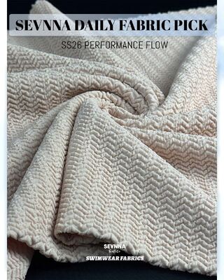 Tissu de maillot de bain écologique avec élasticité bidirectionnelle 130 cm de largeur et 250 g de poids pour un maillot de bain durable