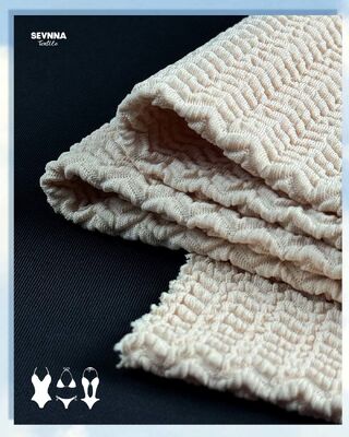 Tissu de maillot de bain écologique avec élasticité bidirectionnelle 130 cm de largeur et 250 g de poids pour un maillot de bain durable