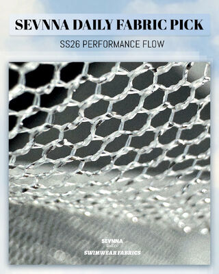 Tissu de maillot de bain écologique résistant au chlore, élastique dans les deux sens et séchant rapidement pour des maillots de bain durables