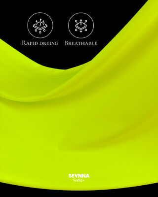 Tissus de course haute performance avec protection solaire UPF 50+, extensibilité dans 4 directions et technologie anti-odeur pour vêtements de sport