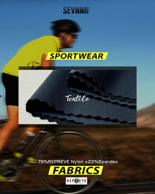 Tissu Repreve, tissu en polyester recyclé conçu pour répondre aux exigences rigoureuses des vêtements de sport, des vêtements d'extérieur et des textiles commerciaux