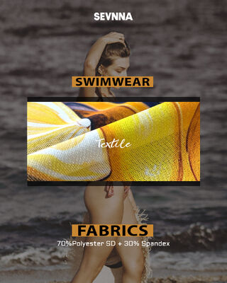 140 grammes de tissu de maillots de bain recyclé avec un confort de séchage rapide et un excellent étirement pour des maillots de bain durables
