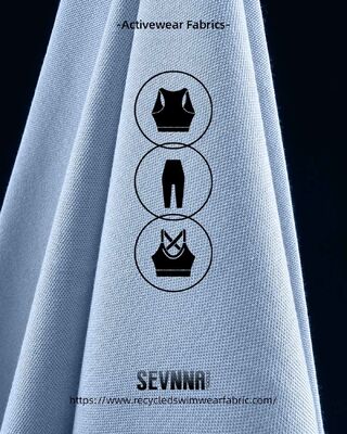 Protection UV Séchage rapide Tissu lycra à haute durabilité pour vêtements de sport et maillots de bain