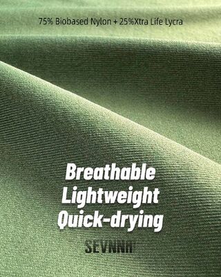 Tissu Lycra recyclé à motif simple avec SPF50 antimicrobien et respirant pour des vêtements de sport en plein air confortables