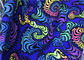 Le tissu bi-directionnel Fluo au néon lumineux de knit de maillot de bain de bout droit colore Digital imprimée