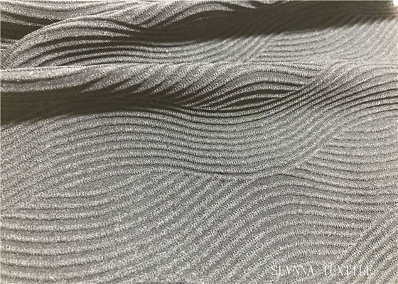 Tissu sportif de Knit de conservation de bonne forme, tissus gris utilisés pour l'Activewear