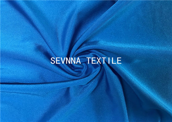 Le séchage rapide bleu a réutilisé le poids de la largeur 340GSM du tissu 152CM de vêtements de bain