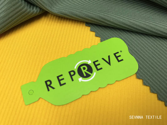 200GSM 84% de polyester recyclé + 16% de spandex Tissu de maillots de bain recyclé pour maillots de bain