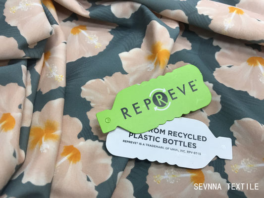 Séchage rapide réutilisé de Wicking d'humidité de tissu d'usage de yoga de REPREVE
