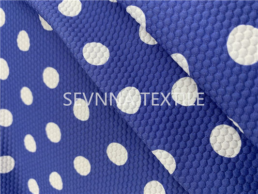 Séchage rapide de résistance de Dot Recycled Swimwear Fabric Chlorine de polka