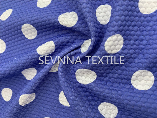 Séchage rapide de résistance de Dot Recycled Swimwear Fabric Chlorine de polka