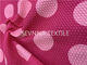 La fibre de Repreve de texture de bulle a réutilisé le tissu Rosy Dot de maillot de bain