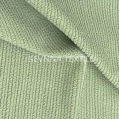 hauts de bikini réutilisés de tricotage circulaires de Scrunchy de tissu de vêtements de bain de largeur de 119cm