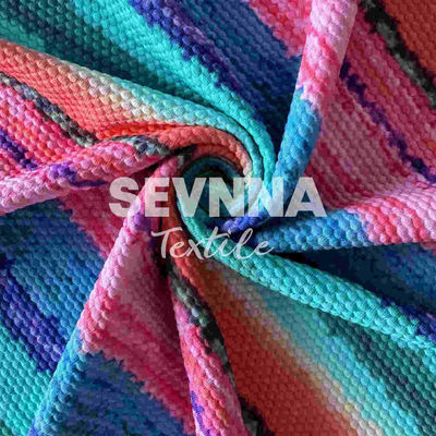 Tissu tricoté pour vêtements de sport confortables et élégants