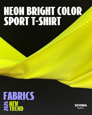 Jaune largeur 152 cm Tissu en spandex polyester à haute élasticité