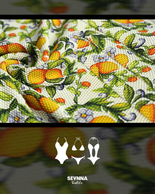 Tissu de maillot de bain écologique 215 g/m² avec une largeur de 152 cm et du nylon recyclé pour des maillots de bain durables