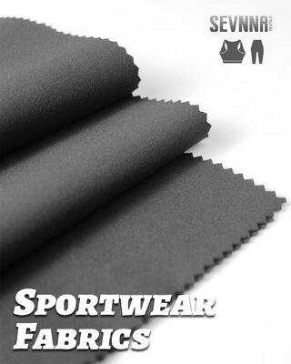 Tissu Lycra extensible et doux avec une grande élasticité et des options de couleurs personnalisées pour les vêtements de sport et décontractés