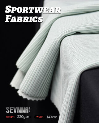 Tissus de yoga respirant à l'humidité, avec étirement anti-odeur et tricot circulaire pour les vêtements d'activité