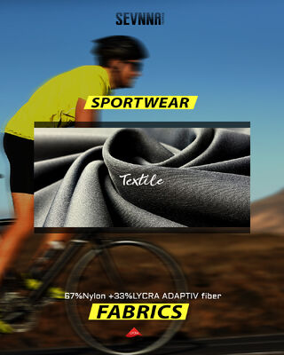 Tissu Lycra Stretch à séchage rapide et protection UV 270gsm pour vêtements de sport et de bain