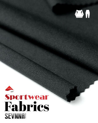 230GSM UPF 50+ NILIT résistant à l'humidité Nylon 6.6 Lycra pour vêtements d'activité SP7467