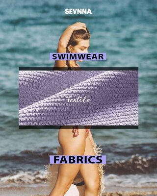 Tissu de maillot de bain recyclé de 135 cm de large, tissu durable et durable, adapté aux maillots de bain de la saison printanière et coupe confortable