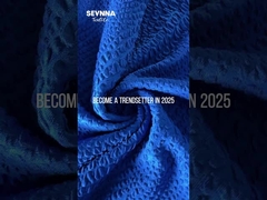 270 grammes de tissu Lycra recyclé écologique avec impression holographique métallique