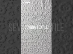 Tissu de natation texturé 95% polyester recyclé haute résistance au chlore