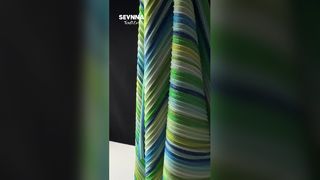 Tissu en nylon recyclé Eco Stripe Stretch